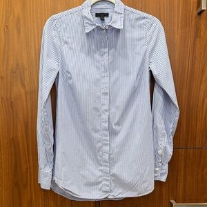 J Crew Women’s Tailored Classic Striped Shirt